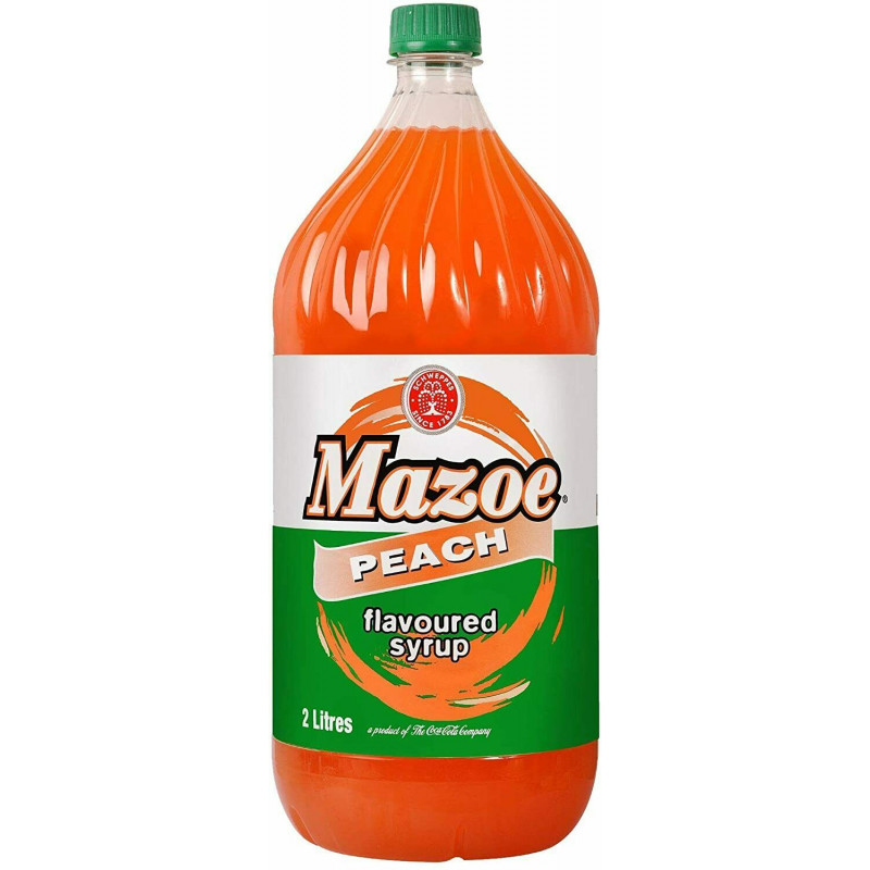 MAZOE PEACH FLAVOURED SYRUP (2L)