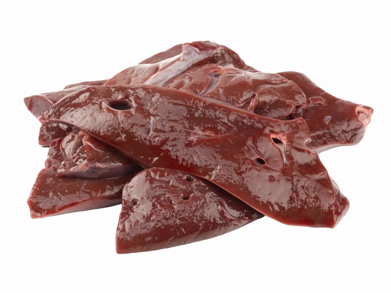 FRESH SLICED BEEF/OX LIVER (~1KG)