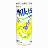 LOTTE MILKIS- MILK SODA DRINK BANANA FLAVOUR (250ML)
