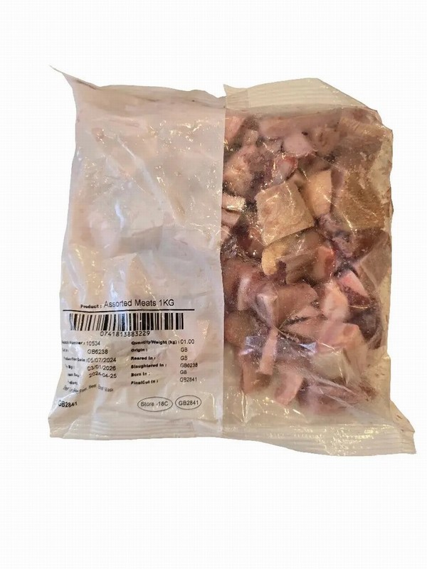 FROZEN ASSORTED MEATS (1KG BAG)