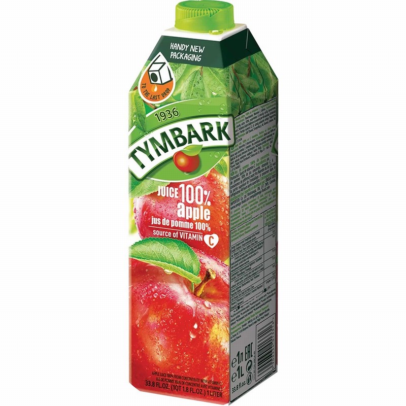 TYMBARK 100% APPLE JUICE (1L)