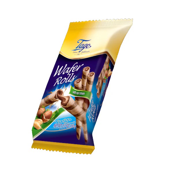 TAGO WAFER ROLLS WITH NUT CREAM (150G)