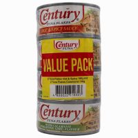 CENTURY TUNA FLAKES VALUE PACK (HOT & SPICY/CALAMANSI) 720G