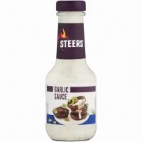 STEERS GARLIC SAUCE GLASS BOTTLE (375ML)