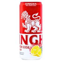 SINGHA RED LEMON SODA (330ML)