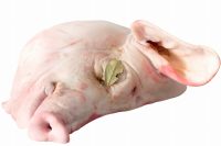 FRESH PIG’S HEAD (CUT/SPLIT IN FOUR)